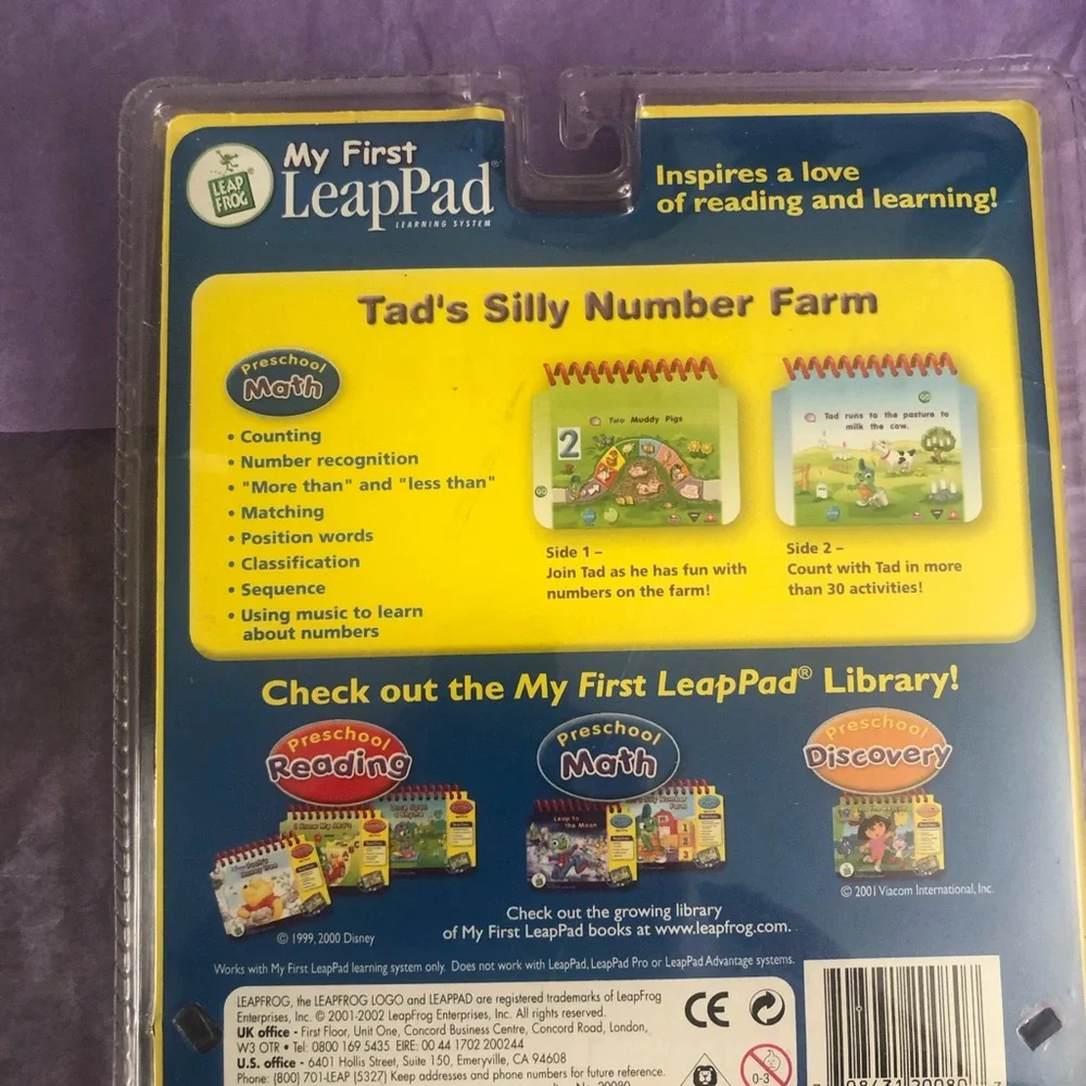 Leap frog leap pad child’s math activity. New and sealed - Picture 5 of 11